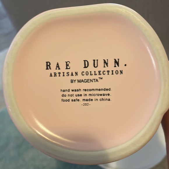 RAE DUNN #LOVE pink mug. No chips, Mug only - Picture 4 of 4